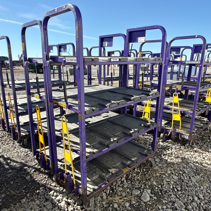 #28439 • Lot of (2) Industrial Warehouse Carts