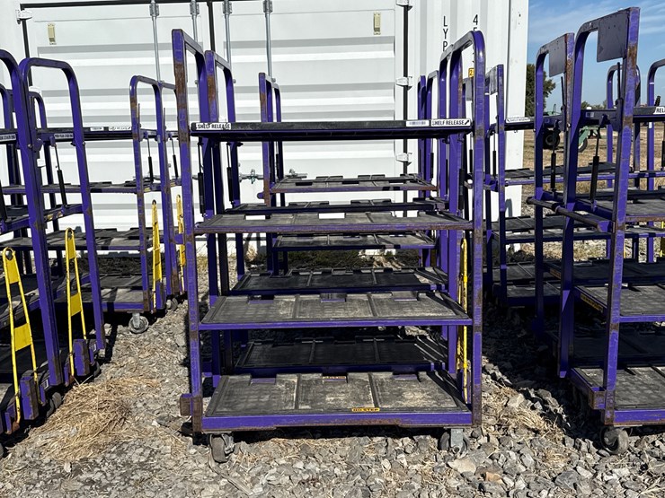 #28446-•-lot-of-(2)-industrial-warehouse-carts-image-2