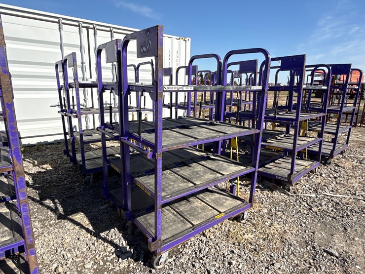 #28441-•-lot-of-(2)-industrial-warehouse-carts-image-3