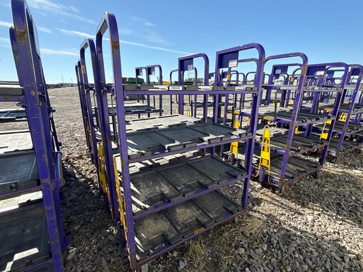 #28438-•-lot-of-(2)-industrial-warehouse-carts-image-4