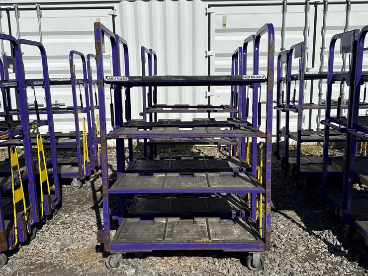 #28445-•-lot-of-(2)-industrial-warehouse-carts-image-2