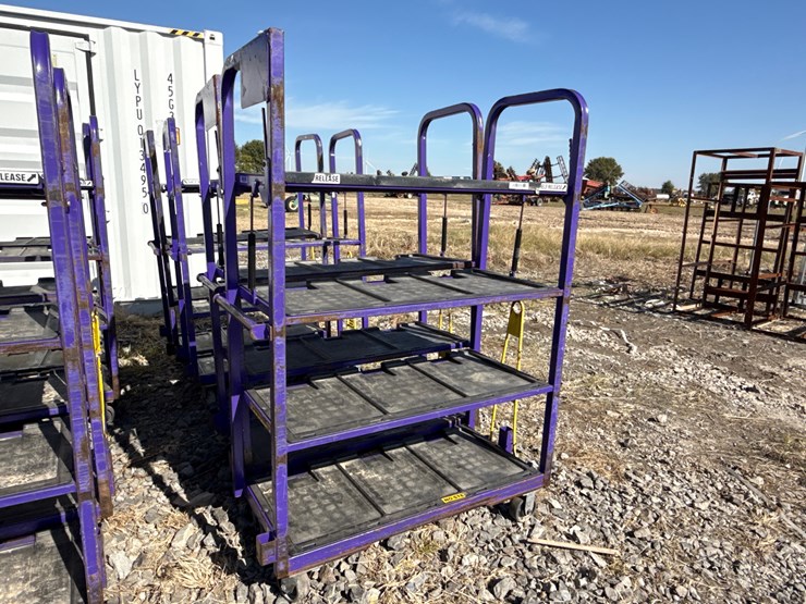 #28437-•-lot-of-(2)-industrial-warehouse-carts-image-3