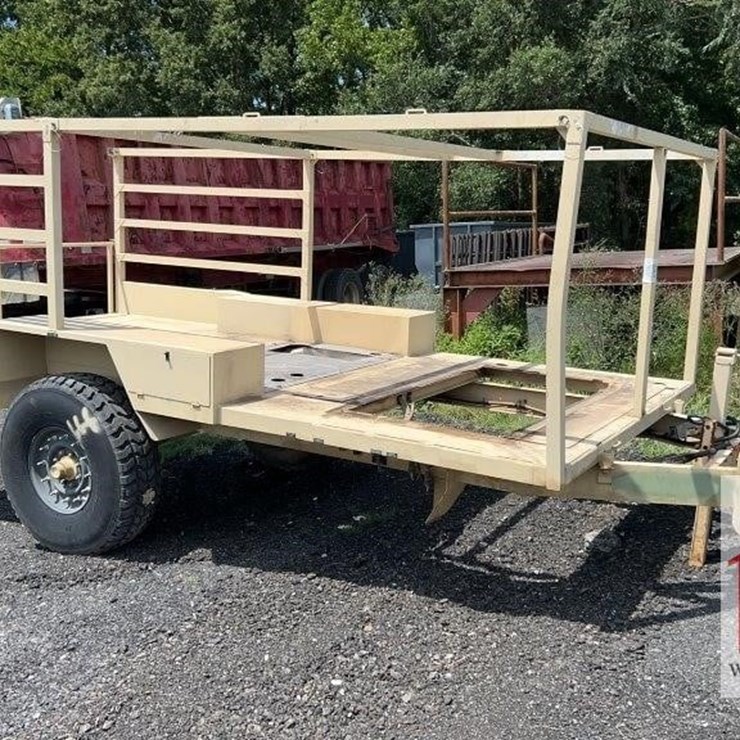 MILITARY TRAILER 7' X 14' (NO TITLE)