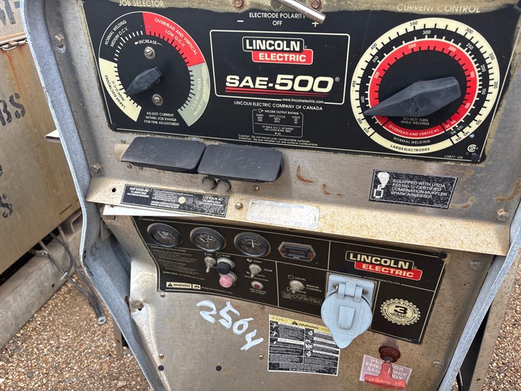 #2564-•-lincoln-sae500-welder-|-parts-or-repair-image-3