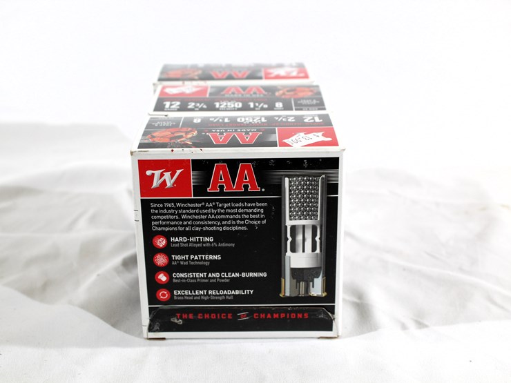 #450-•-(3)-boxes-winchester-aa-12-ga-2-3/4-in-1250-fps-8-shot-ammo-image-3