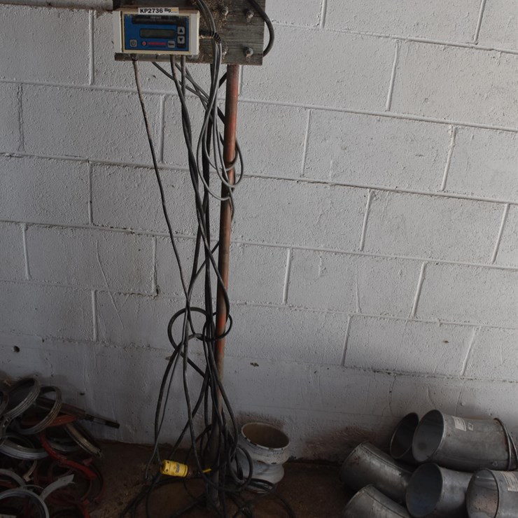 Kongskilde Air Regulator Flow Rate On Stand