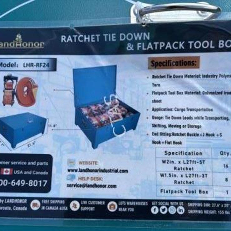 #2 • Ratchet Tie Down & Flat Pack Tool Box