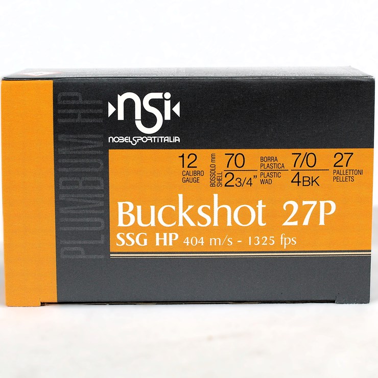 #530 • (25) BOXES NSI PLUMBUM BUCKSHOT 27P