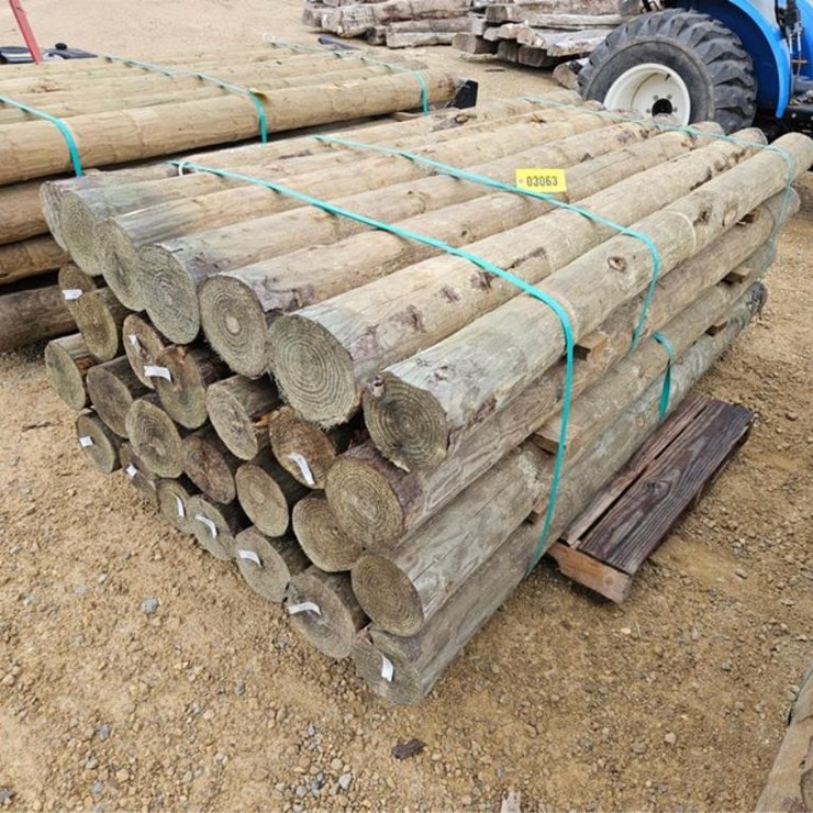 #3063 • 28 6" x 8' Wood Posts