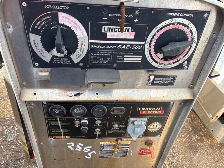 #2565-•-lincoln-sae500-welder-|-parts-or-repair-image-3