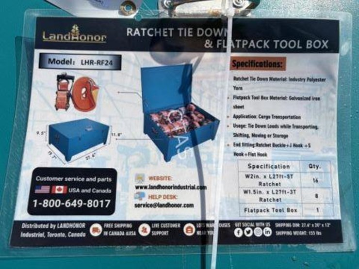 #4-•-ratchet-tie-down-&-flat-pack-tool-box-image-1