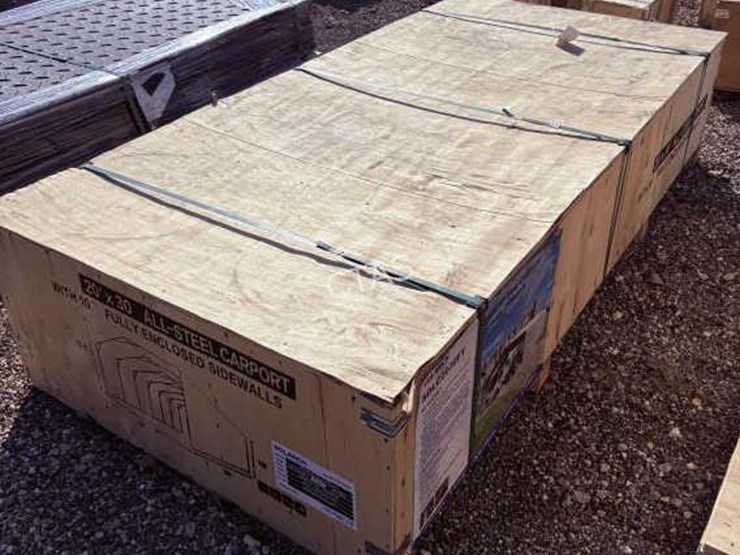 #24-•-20'-x-30'-all-steel-carport-w/-enclosed-side-walls-image-4