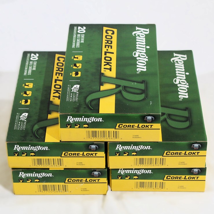 #505 • (5) BOXES REMINGTON 35 WHEKEN 200 GR