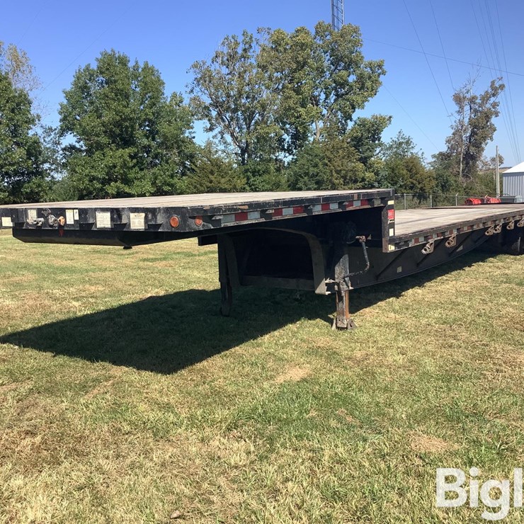 2003 JetCo T/A Spread Axle Drop Deck Trailer