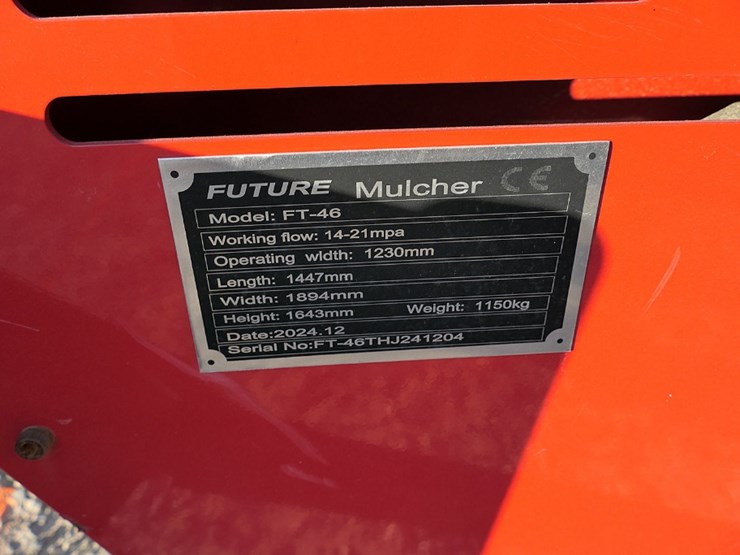 future-ft46-46''-mulcher,-fits-skidsteer-qt-(unused)-(tax)-image-3