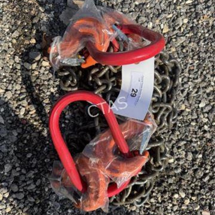 #29 • (2) 5/16" 7' G80 Double Chain Sling