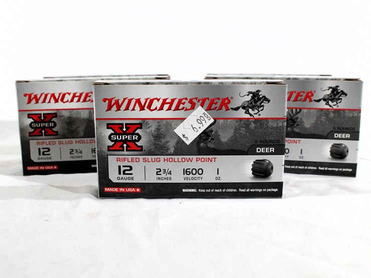 #461-•-(5)-boxes-winchester-deer-shot-12-ga-ammo-image-2