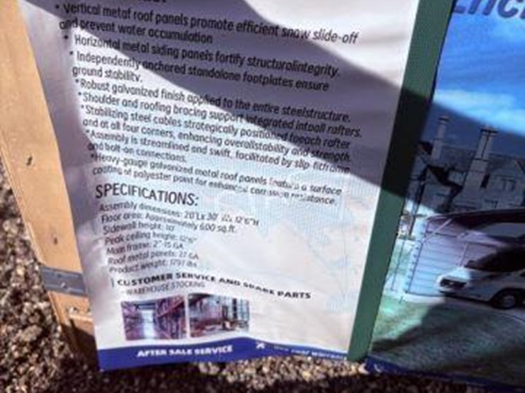 #22-•-20'-x-30'-all-steel-carport-w/-enclosed-side-walls-image-4