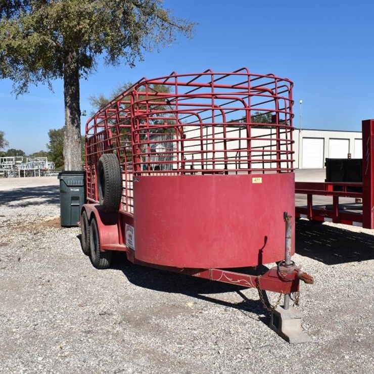 1990 ANDERSON 14' X 6' CATTLE TRAILER (VIN # 45YAC1423LE000517) (TITLE ON H
