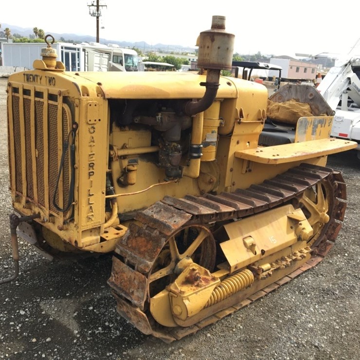 Vintage Caterpillar Twenty Two Crawler Tractor,