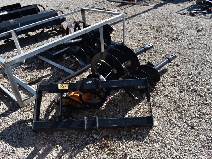 skid-steer-posthole-digger-w/-12"-and-18"-auger-image-1