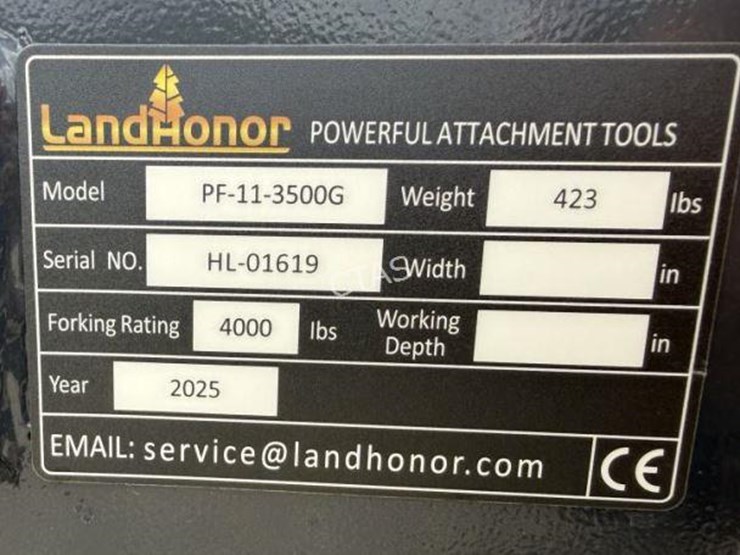 #116-•-land-honor-skid-steer-42"-pallet-forks-image-3