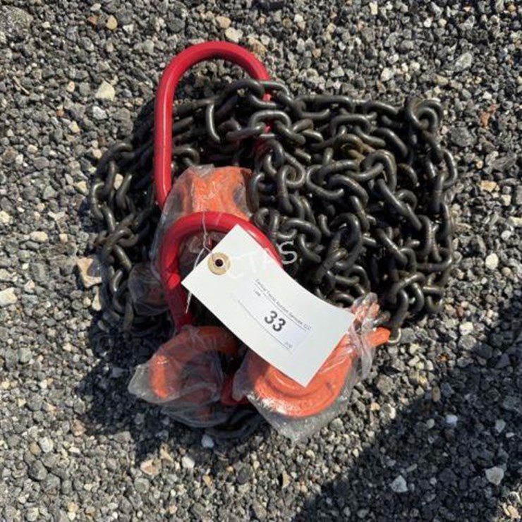 #33 • (2) 5/16" 7' G80 Double Chain Sling