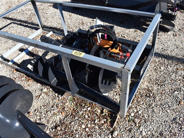 skid-steer-posthole-digger-w/-12"-and-18"-auger-image-1