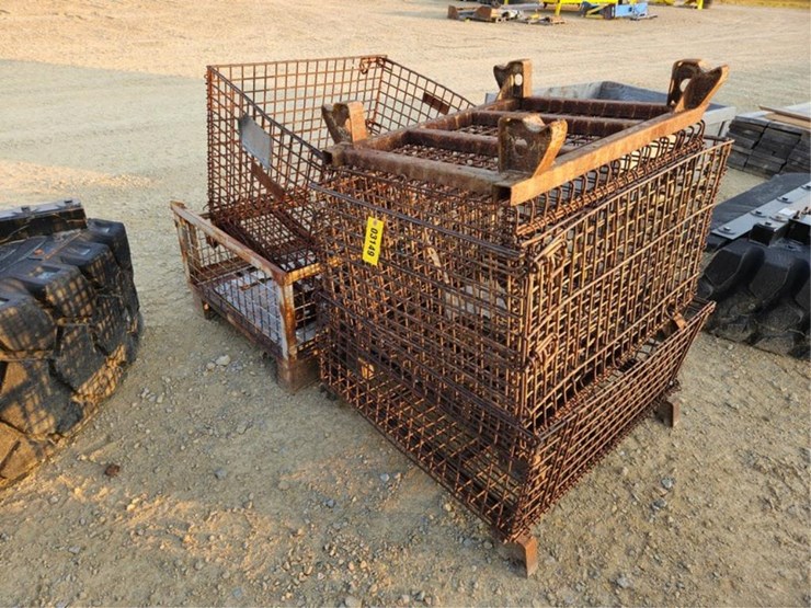 #3149-•-(5)-steel-wire-crates-image-1