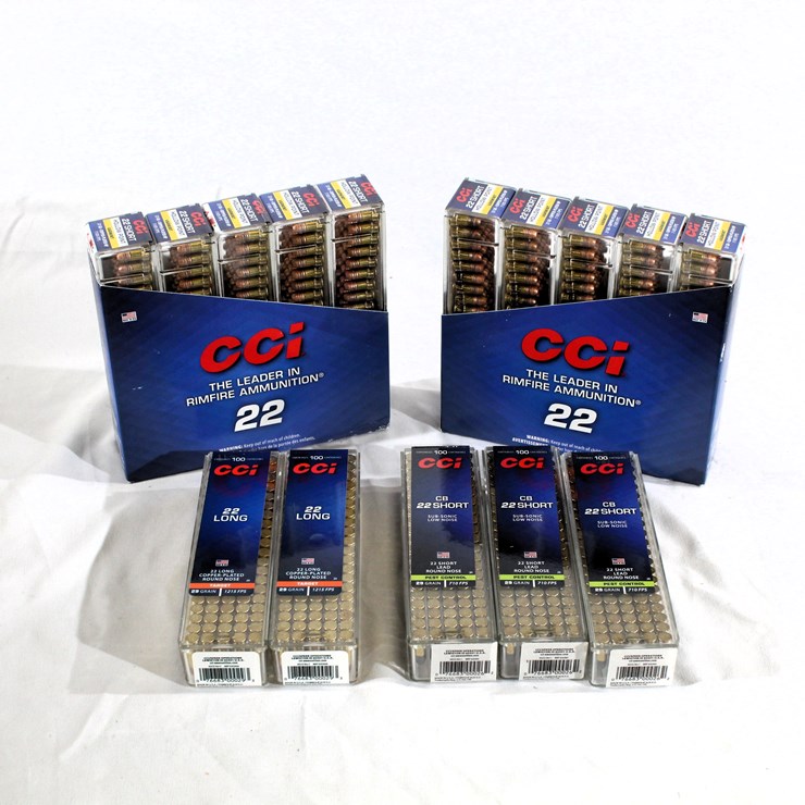 #452 • MIXED LOT CCI 22 AMMO