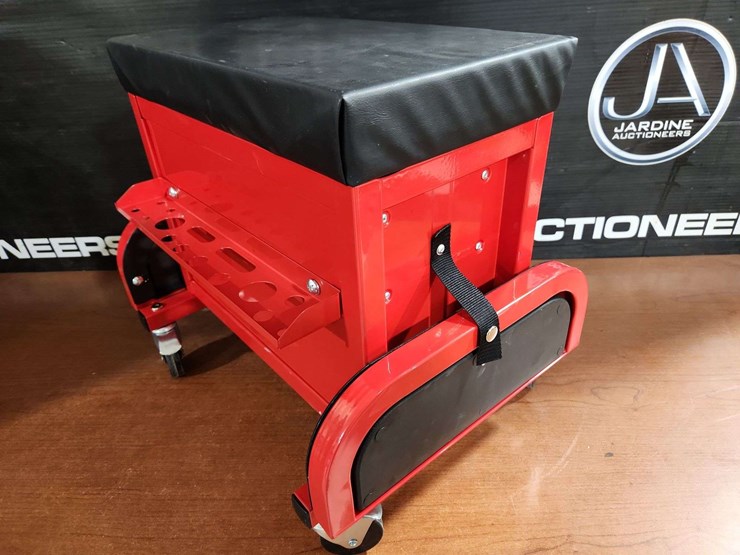 wheeled-stool-tool-box,-3-drawers,-magnetic-trays-image-3