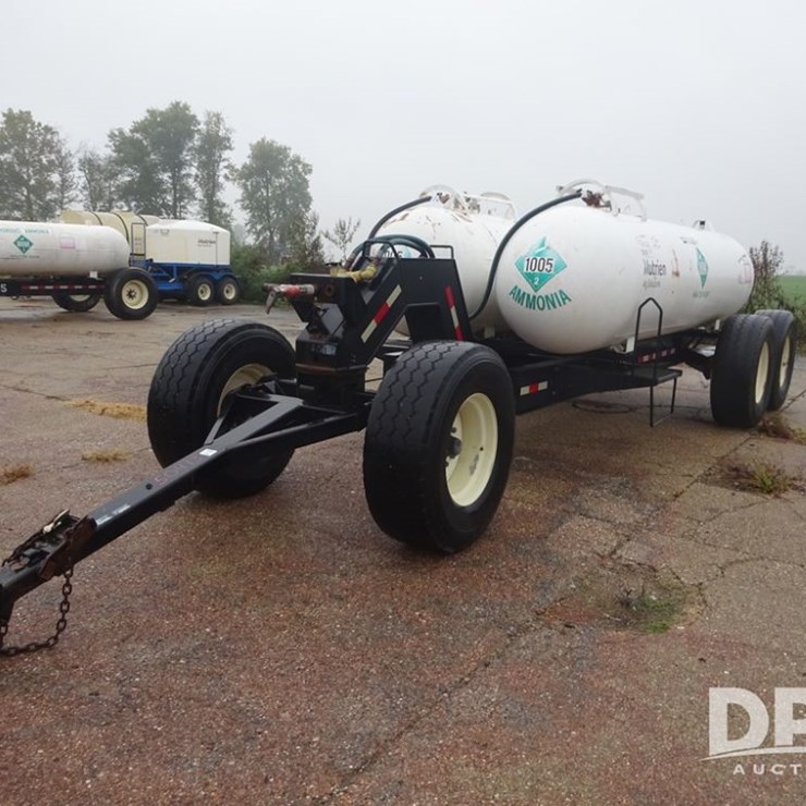 Double NH3 Nurse Tanks (PZ14081, Unit 50413, Tank 12)