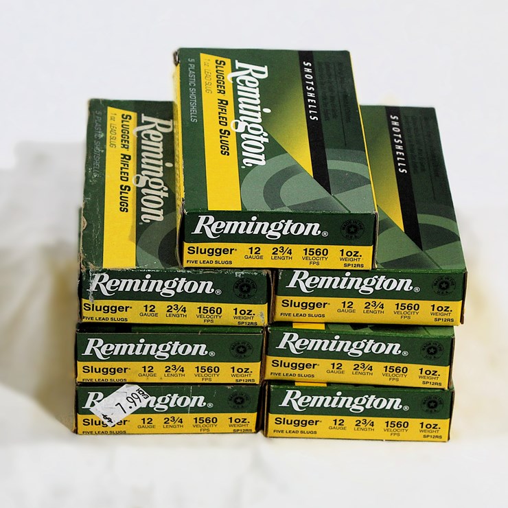 #499 • (7) BOXES REMINGTON SLUGGER AMMO