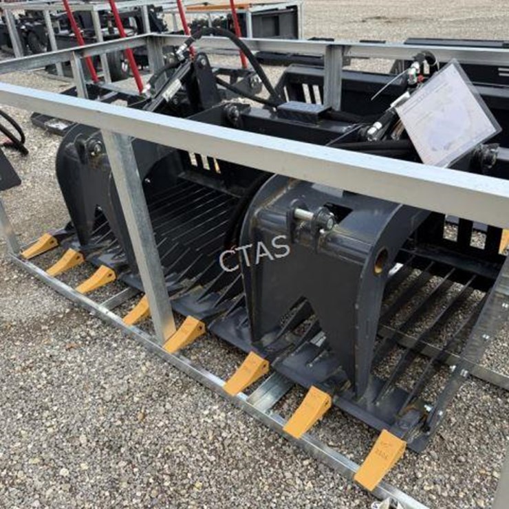 #87 • 72" Heavy Duty Rock Grapple For Skid Steer