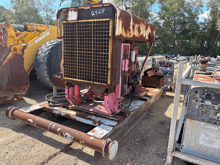 #2567-•-water-pump,-diesel-engine,-skid-mtd-|-parts-or-repair-image-2