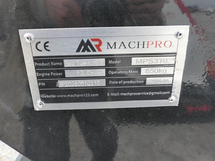 new-mr-machpro-mps310-track-mini-skidsteer,-sn:mp20250510110,-gas,-dual-pum-image-9