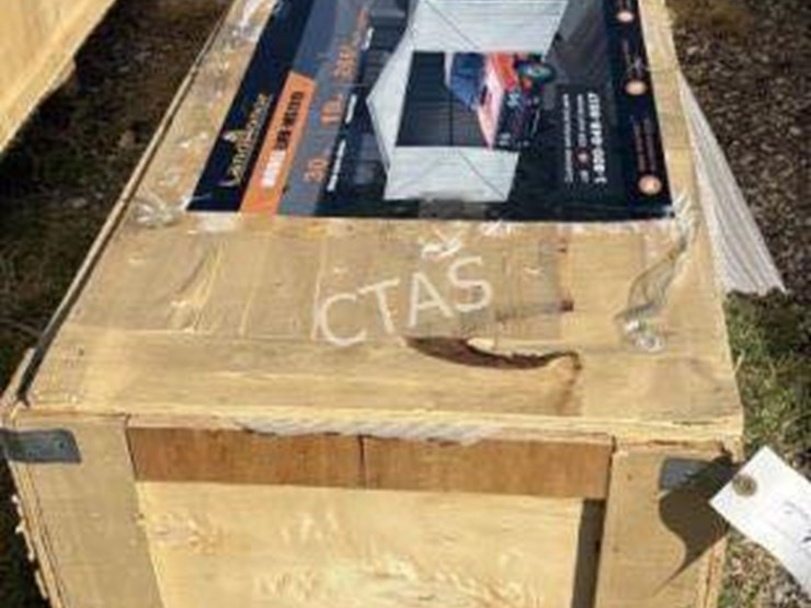 #7-•-11'-x-19'-metal-garage-shed-w/-double-front-doors-image-1