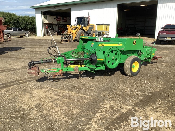 2009-john-deere-348t-small-square-baler-image-1