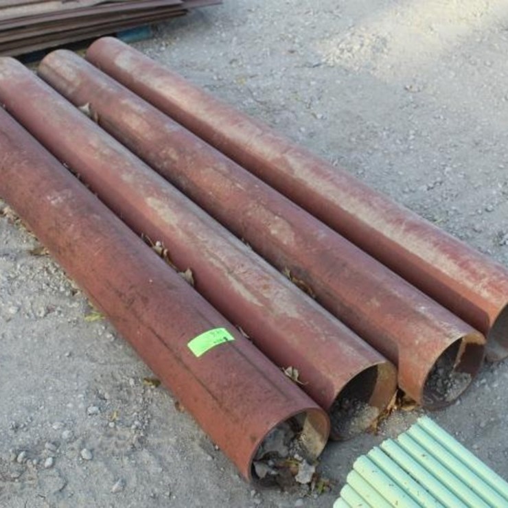 (4) 8 3/4 In x 90 In. Steel Pipe