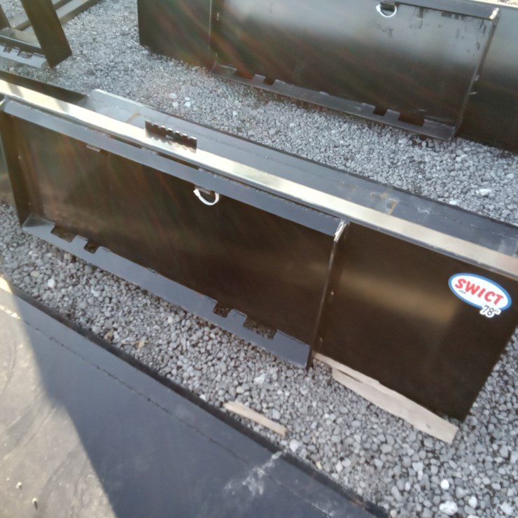 #830 • SWICT 78" SS MOUNT BUCKET