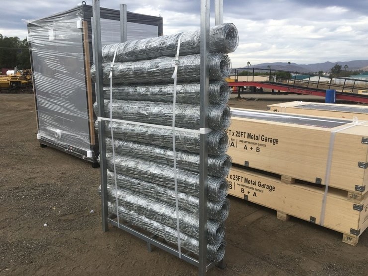 (10)-unused-100ft-x-4ft-hot-dip-galvanized-field-image-2