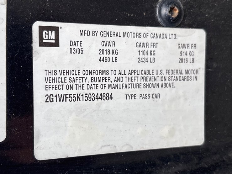 #5011-•-2005-chevrolet-impala-|-for-parts/repairs-image-11