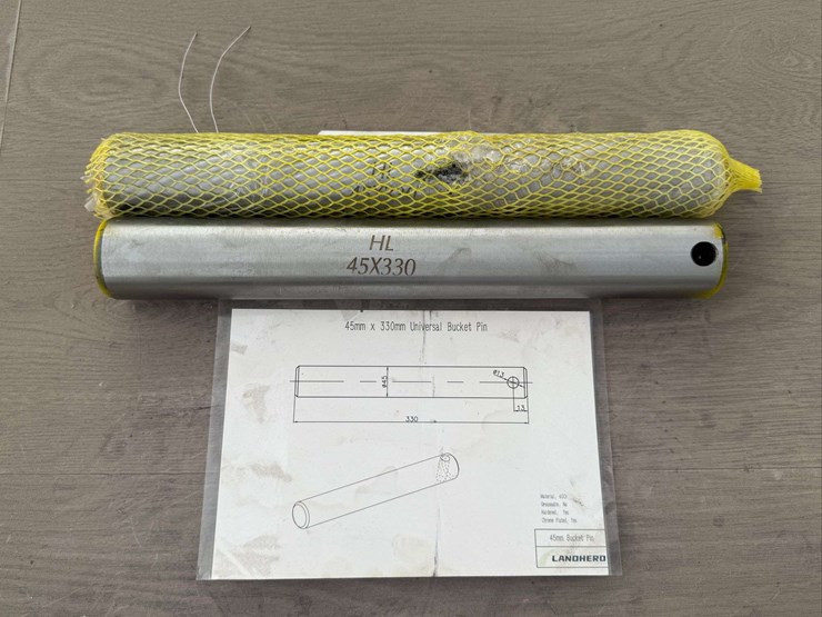 (2)-hl-45x330-universal-bucket-pins,-hardened-steel-image-1