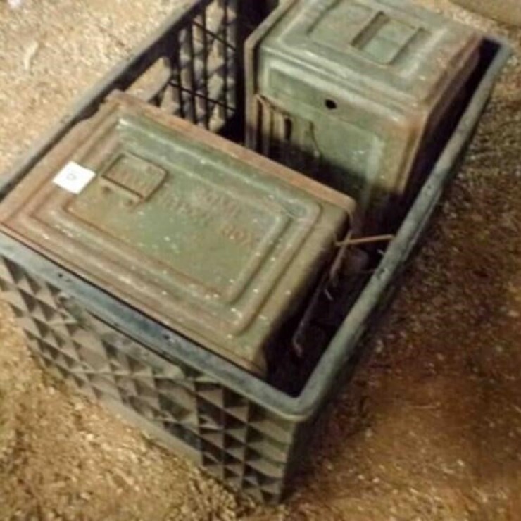 4 - Metal Ammunition Boxes