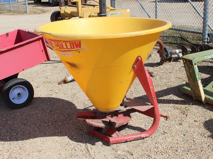 #24320-•-3-point,-300lb-seeder,-yellow-and-red,-pto-driven-image-1