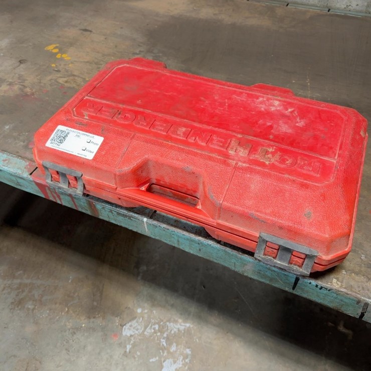 ROTHENBERGER PIPE PRESSURE TESTING KIT