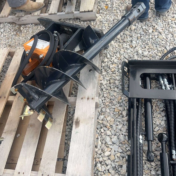 Skid Steer Auger Drive and Bit Set