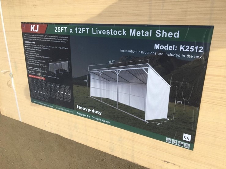 unused-25ft-x-12ft-livestock-metal-shed.-image-3