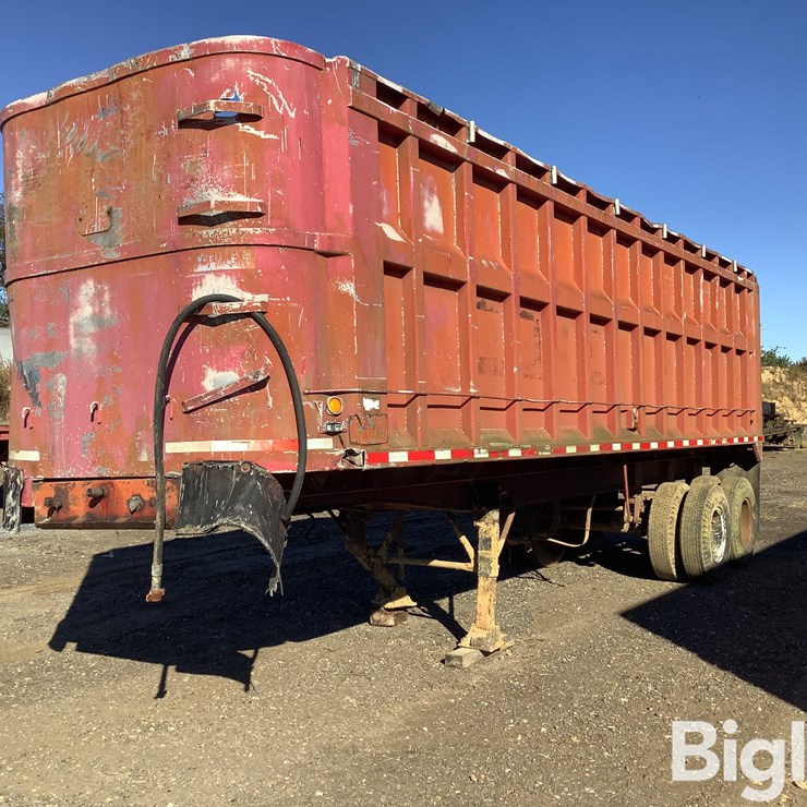 1970 White's Body Shop 30 T/A Aluminum End Dump Trailer