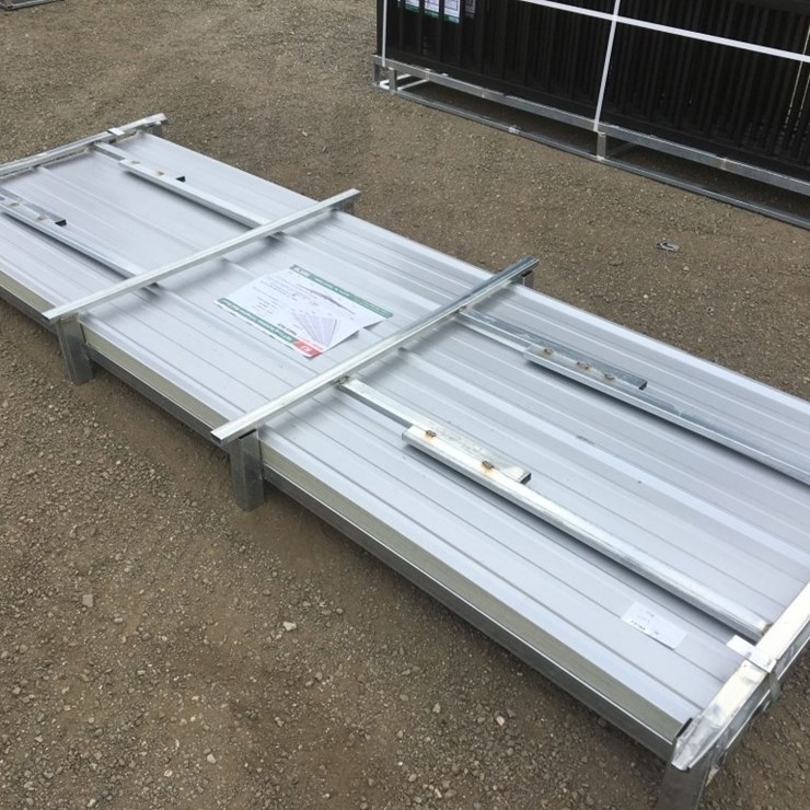 (100) Unused 10ft x 3ft Corrugated Steel Panels,